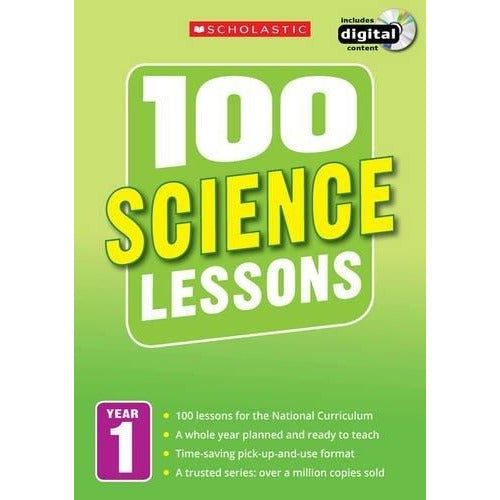 ["100 Science", "100 Science Lessons Year 1", "9781407127651", "Childrens Educational", "cl0-SNG", "National Curriculum", "New Curriculum", "Scholastics", "Science", "Science Lessons book", "Science Study Guide", "science year 1 book", "Study Guide", "Study Guide book"]