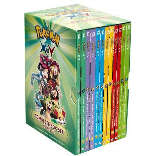 Pokemon XY Complete Collection 12 Books Box Set By Hidenori Kusaka - books 4 people