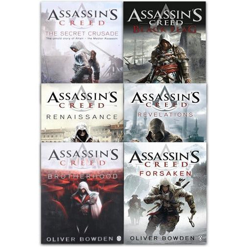 ["9789526526461", "adult fiction", "Adult Fiction (Top Authors)", "adult fiction book collection", "adult fiction books", "adult fiction collection", "adults fiction", "assassins creed", "assassins creed book set", "assassins creed books collection", "assassins creed collection", "Black Flag", "brotherhood", "children graphic novels", "cl0-CERB", "comic book", "comics & graphic novels", "fiction book", "fiction books", "fiction collection", "Forsaken", "genre fiction", "Oliver Bowden", "Renaissance", "Revelations", "The Secret Crusade", "valhalla assassin's creed", "young adults"]