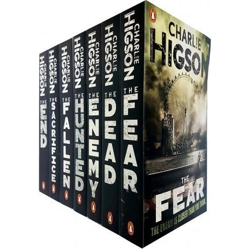 Charlie Higson The Enemy Series 7 Books Collection Set The Enemy The Dead The Fear The Scarifies T.. - books 4 people