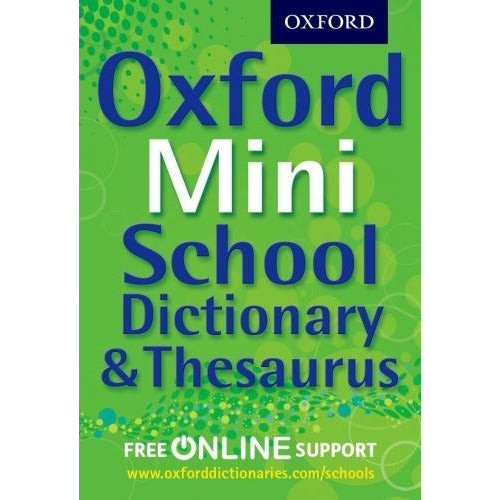 ["9780192756978", "Childrens Educational", "cl0-SNG", "Dictionary", "Dictionary And Thesaurus", "Dictionary book", "Oxford Dictionaries", "Oxford Dictionary", "Oxford Mini School Dictionary & Thesaurus", "Thesaurus"]