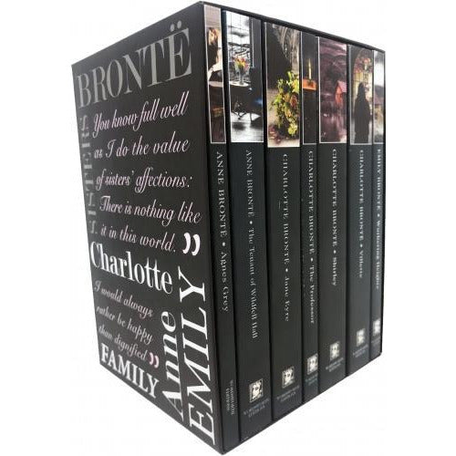 ["9781840227901", "Agnes Grey", "Anne Bronte", "anne bronte novels", "bronte books", "bronte charlotte jane eyre", "bronte novel jane", "bronte novels", "bronte sisters box set", "bronte sisters collection", "bronte sisters novels", "Charlotte Bronte", "Children Books (14-16)", "Emily Bronte", "emily bronte novels", "Jane Eyre", "Shirley", "the brontë sisters books", "The Complete Brontë Collection", "The Complete Novels Of Brontë Sisters collection", "The Professor", "The Tenant of Wildfell Hall", "Villette", "Wuthering Heights"]