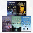 Lee Child Jack Reacher Series 6-10 Collection 5 Books Set - Without Fail Persuader One Shot The En..