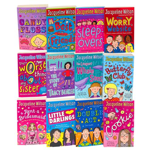 ["9780440872467", "best friends", "candyfloss", "children books", "children box set", "children collection", "cookie", "double act", "j wilson", "jacqueline wilson", "jacqueline wilson book collection", "jacqueline wilson book set", "jacqueline wilson books", "jacqueline wilson box set", "jaqueline wilson", "little darlings", "rent a bridesmaid", "the butterfly club", "the longest whale song", "the story of tracy beaker", "the worry website", "the worst thing about my sister", "young teen"]