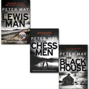 Peter May Lewis Trilogy Collection 3 Books Box Set (The Lewis Man, The Backhouse, The Chessmen)