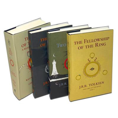 ["9780007581146", "Adult Fiction (Top Authors)", "cl0-VIR", "J. R. R. Tolkien", "lord of the rings books set", "The Fellowship of the Ring", "The Lord Of The Rings A Readers Companion", "The Lord of the Rings Boxed Set", "The Return of the King", "The Two Towers"]