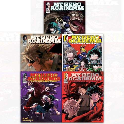 ["9789526510019", "anime books", "Comics and Graphic Novels", "kohei horikoshi", "manga books set", "my hero academia", "my hero academia books set", "My Hero Academia series", "young adults"]