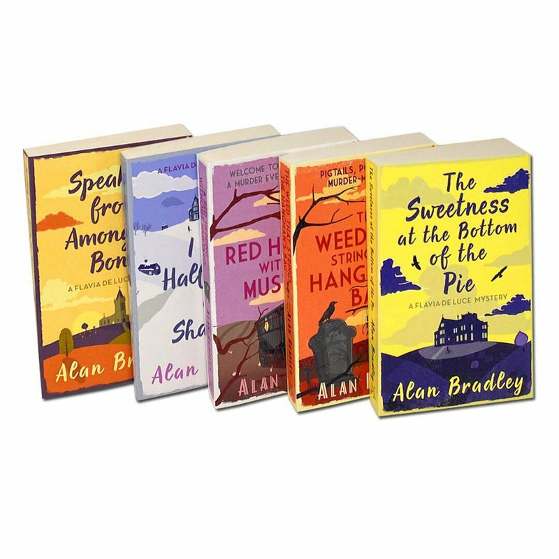 ["9781398706170", "a red herring without mustard", "adult fiction", "alan bradley", "alan bradley book collection", "alan bradley book collection set", "alan bradley books", "alan bradley collection", "best selling author", "Best Selling Books", "bizarre fashion", "British Detective Stories", "crime fiction", "crime mystery", "crime mystery fiction", "fiction collection", "flavia de luce mystery", "flavia de luce mystery book collection", "flavia de luce mystery books", "flavia de luce mystery series", "flavia de luce mystery series book collection set", "Flavia de Luce Mystery Series books collection", "Flavia de Luce Mystery Series books set", "historical thrillers", "i am half sick of shadows", "Mysteries Book", "speaking from among the bones", "sweetness at the bottom of the pie", "The Sweetness at the Bottom of the Pie book", "The Weed That Strings the Hangman's Bag best selling book", "weed that strings the hangmans bag", "women sleuths"]