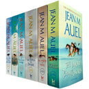 Earth's Children Series 6 Books Collection Set by Jean M Auel (The Clan of The Cave Bear, The Valley of Horses, The Mammoth Hunters, Plains of Passage, Shelters of Stone & The Land of Painted Caves)