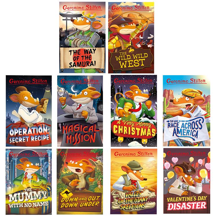 ["9781782268079", "a very merry christmas", "action books", "adventure books", "books like geronimo stilton", "childrens books", "down and out down under", "fiction books", "geronimo books", "geronimo stilton", "geronimo stilton book collection", "geronimo stilton book collection set", "Geronimo Stilton books", "geronimo stilton books online", "geronimo stilton books set", "geronimo stilton box set", "Geronimo Stilton box set collection", "geronimo stilton collection", "geronimo stilton new books", "Geronimo Stilton series", "Geronimo Stilton series 4", "geronimo stilton series book collection set", "Geronimo Stilton series collection", "humorous fiction", "humorous stories", "lost treasure of the emerald eye", "magical mission", "operation secret recipe", "stilton books", "the mummy with no name", "the race across america", "the way of the samurai", "the wild", "valley of the giant skeletons and valentines day disaster", "wild west", "young adults", "young readers", "young sherlock holmes"]