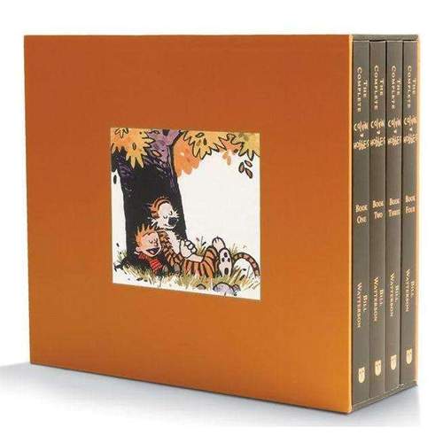 ["9781449433253", "andrews mcmeel publishing", "bill watterson", "calvin and hobbes", "calvin and hobbes box set", "calvin and hobbes complete collection", "calvin and hobbes complete set", "calvin and hobbes series", "Children Books (14-16)", "the complete calvin and hobbes"]
