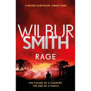 Wilbur Smith Courtney Series 4 Books Collection Set - Book 5 To 8 - Power Of The Sword Rage A Time..